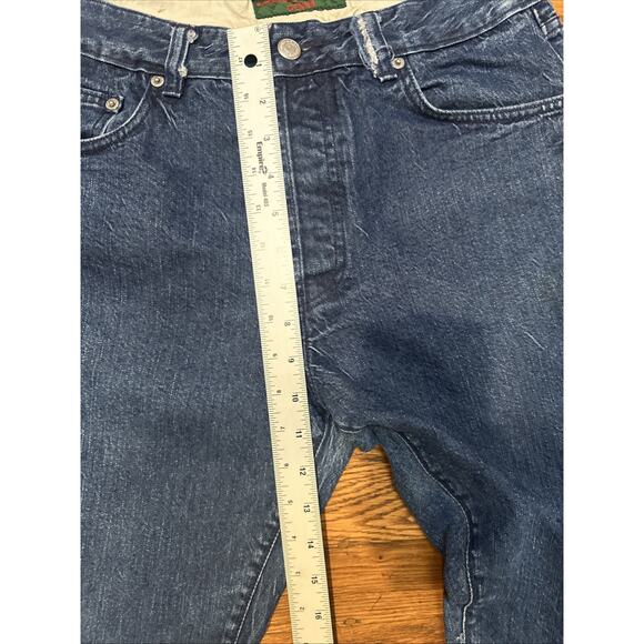 Katherine Hamnett Jeans 30 Blue Button fly Made In Italy - Picture 7 of 14